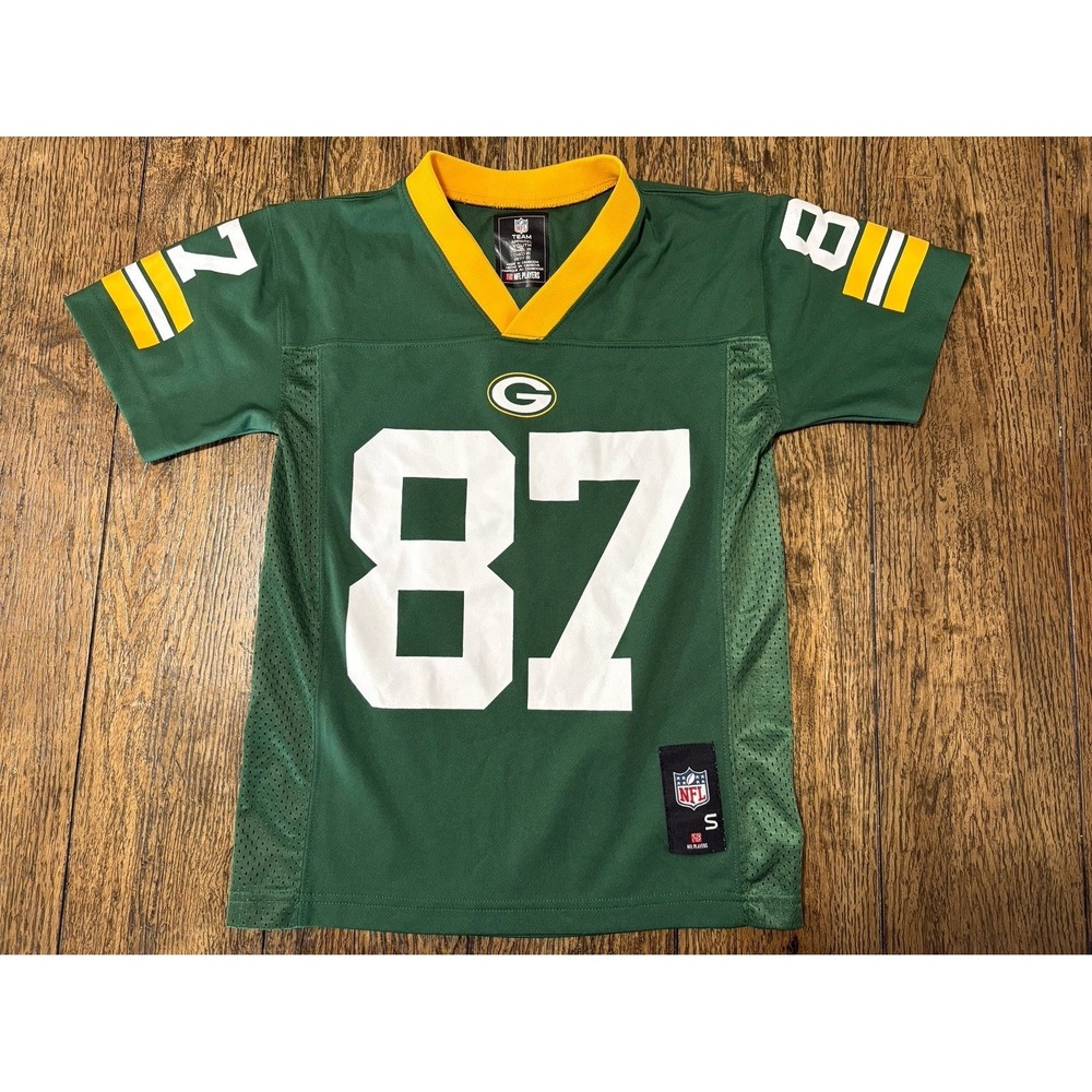 Green Bay Packers Jersey Youth Small Green NFL Football Nelson 87 Team Apparel